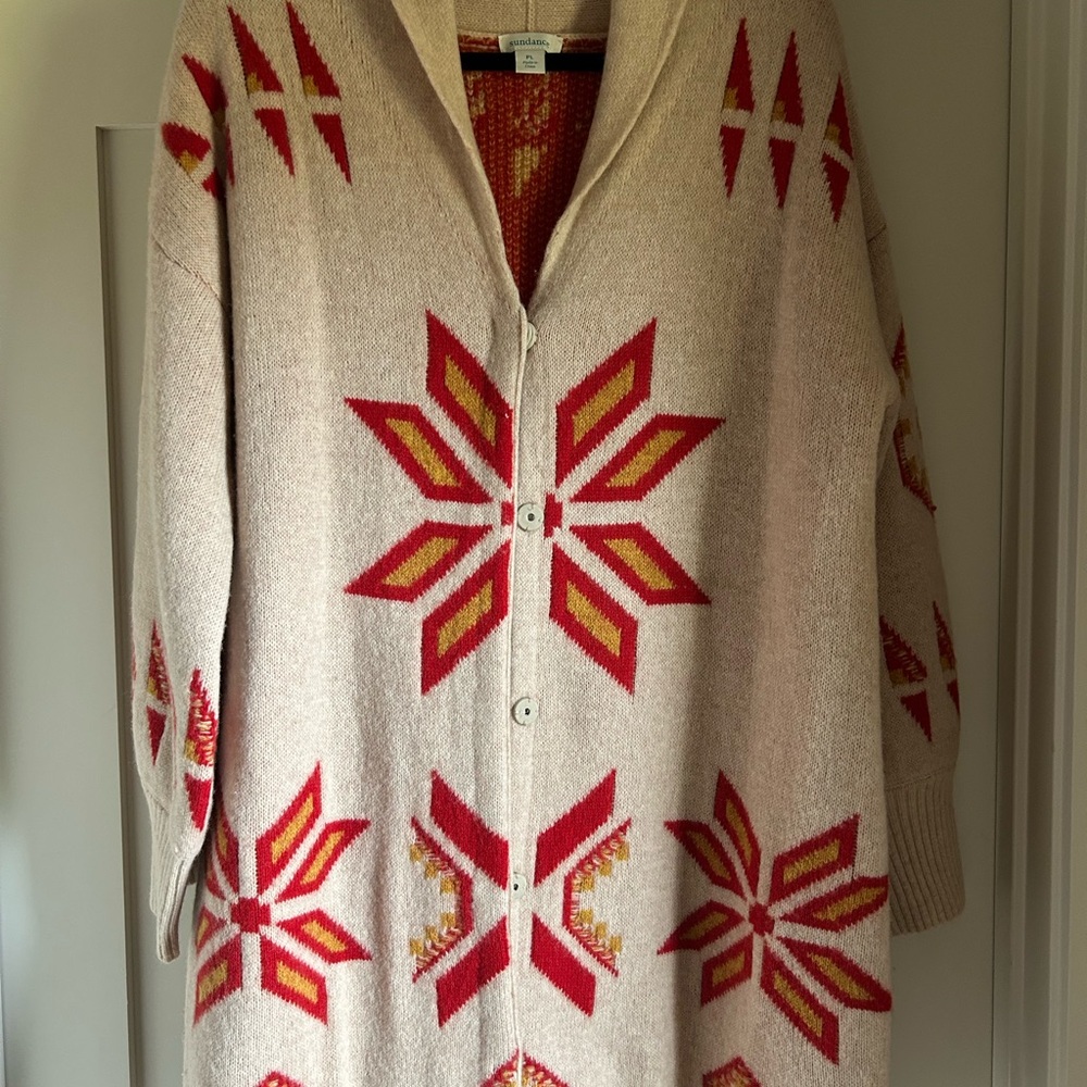 Sundance | Nordic | Lambswool | Statement Sweater | Women's Size Large.